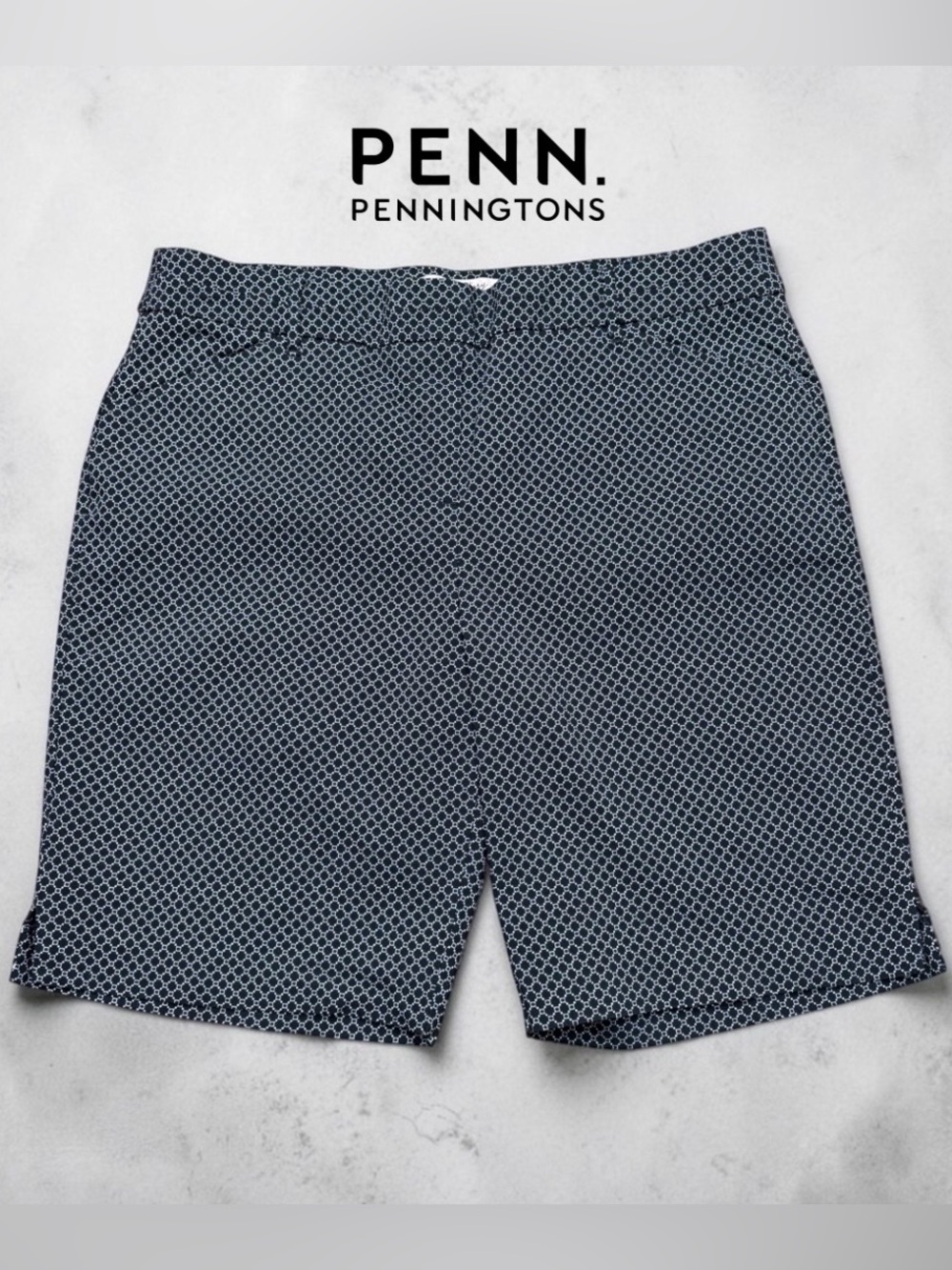 In Every Story by Penningtons, Bermuda Shorts, 18W Petite Plus Size Black White